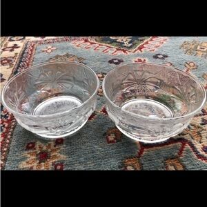 Rain Flower Anchor Hocking Bowls set of 2